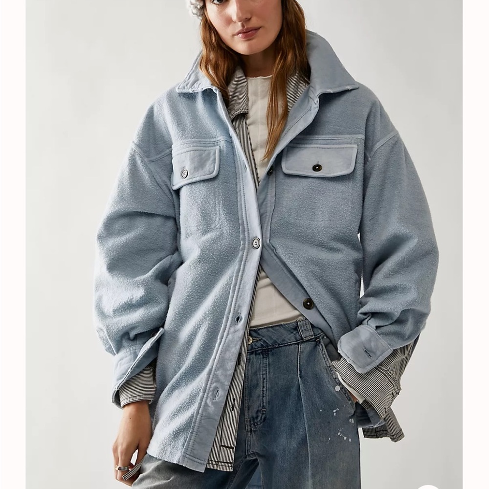 Free people ruby jacket in the color autumn sky